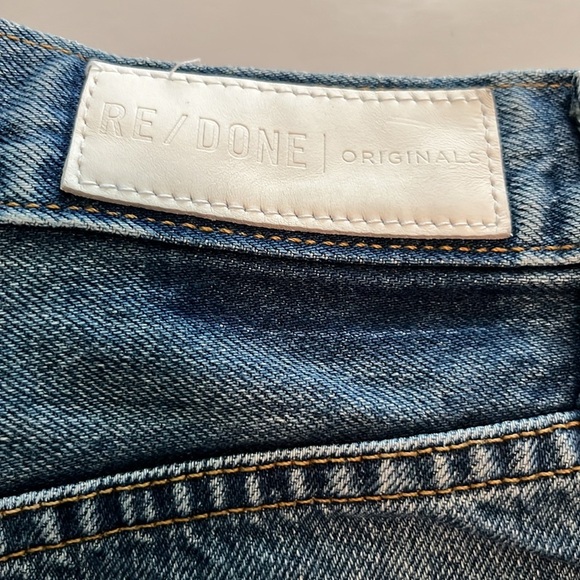 Re/Done Originals High Rise Shorts Size 26 - Picture 14 of 16